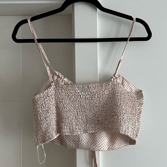Princess Polly silk Cami Crop Top - Picture 2 of 2